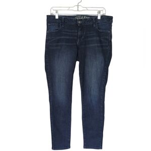 Old Navy Women's Skinny Jeans - Dark Blue